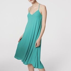 LOFT Strappy Racerback Dress NWT